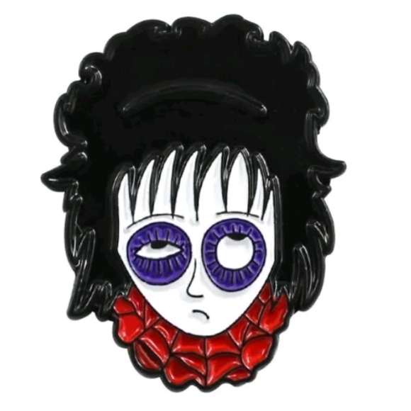 📸 Beetlejuice Lydia Deets metal pin - Picture 1 of 4